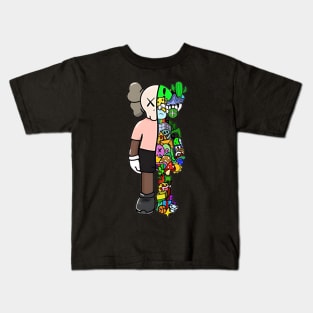 Kaws new bang 5 Kids T-Shirt